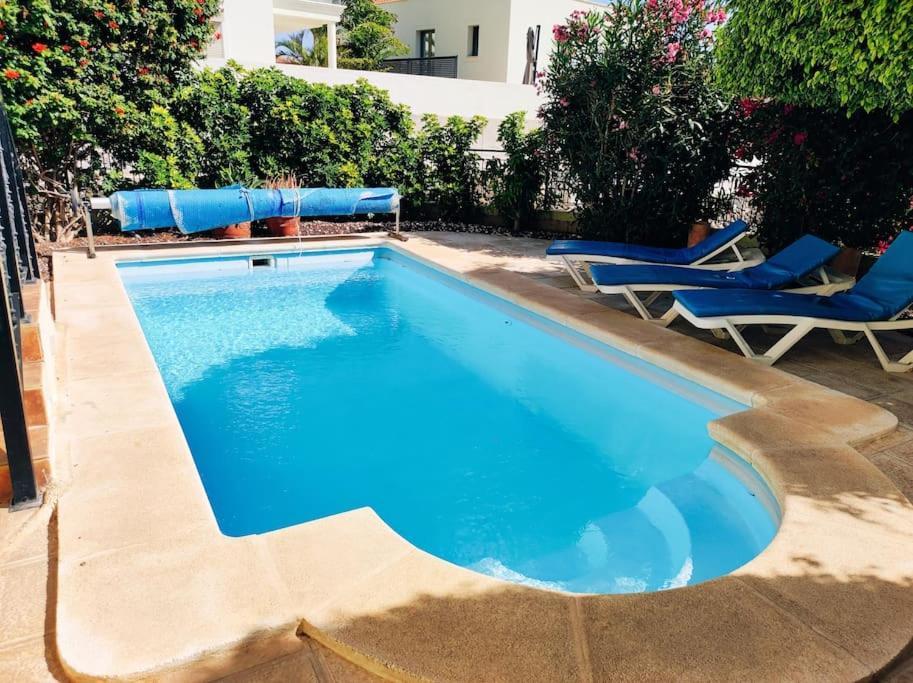 Private Pool 'Villa Vibe Tenerife' Sunset & Ocean View Chayofa Exterior foto